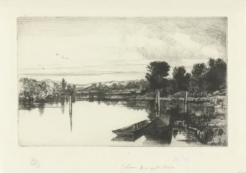Egham by Francis Seymour-Haden, print, 1859