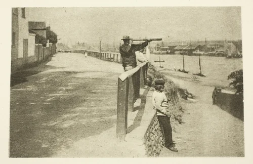 On the Look-Out by Peter Henry Emerson, photograph, 1887