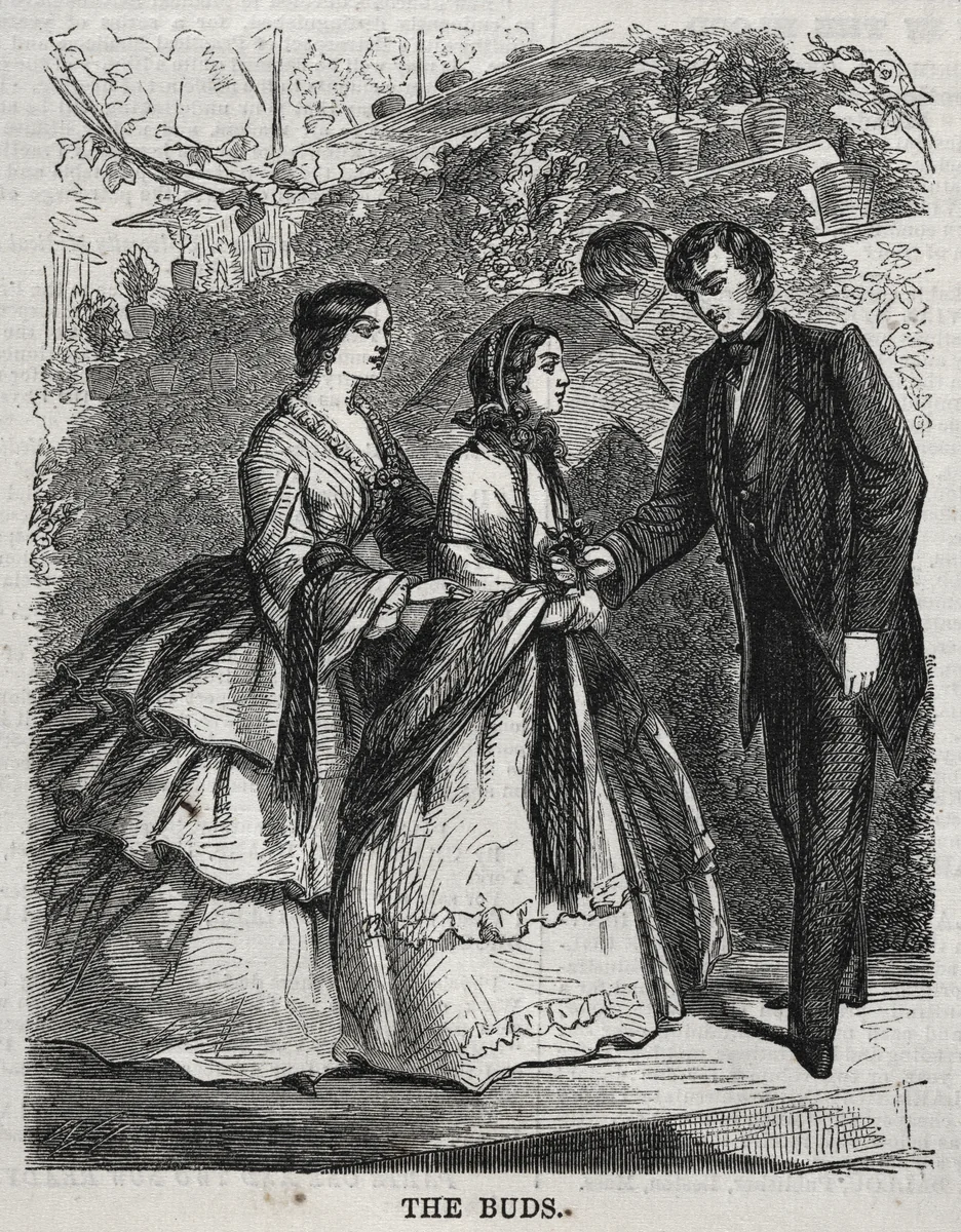 The Buds by Winslow Homer, print, 1860
