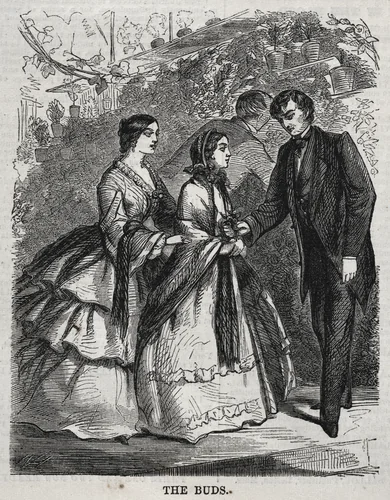 The Buds by Winslow Homer, print, 1860