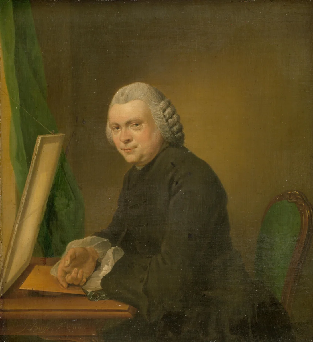 Portrait of Cornelis Ploos van Amstel by Jacobus Buys, painting, 1766