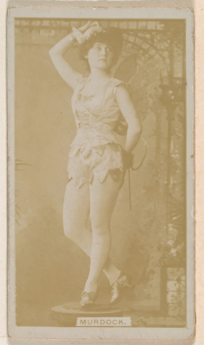 Daisy Murdoch, from the Actresses series (N245) issued by Kinney Brothers to promote Sweet Caporal Cigarettes by Kinney Brothers Tobacco Company, photograph, 1890