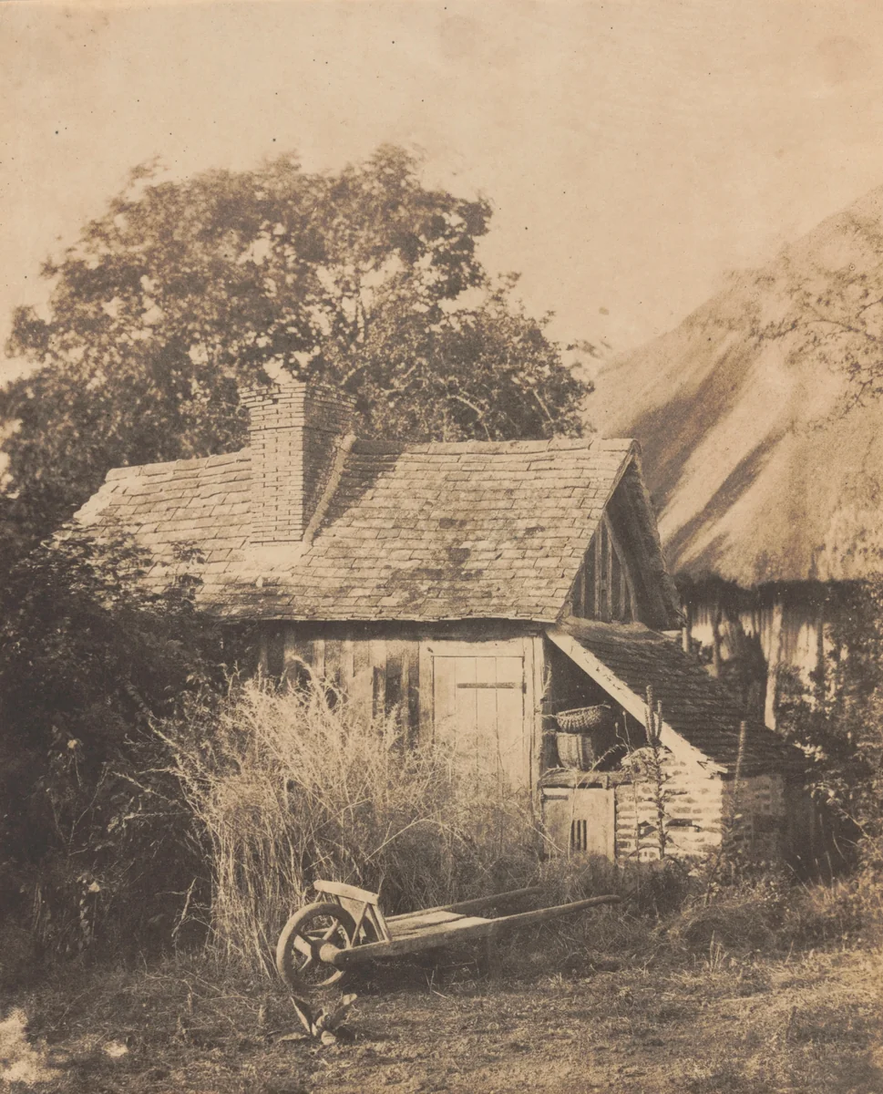 La Remise à Outils, Château d'Argentelle by Louis-Adolphe Humbert de Molard, photograph, 1848-1849