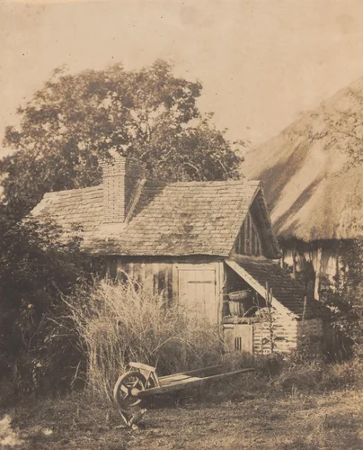 La Remise à Outils, Château d'Argentelle by Louis-Adolphe Humbert de Molard, photograph, 1848-1849