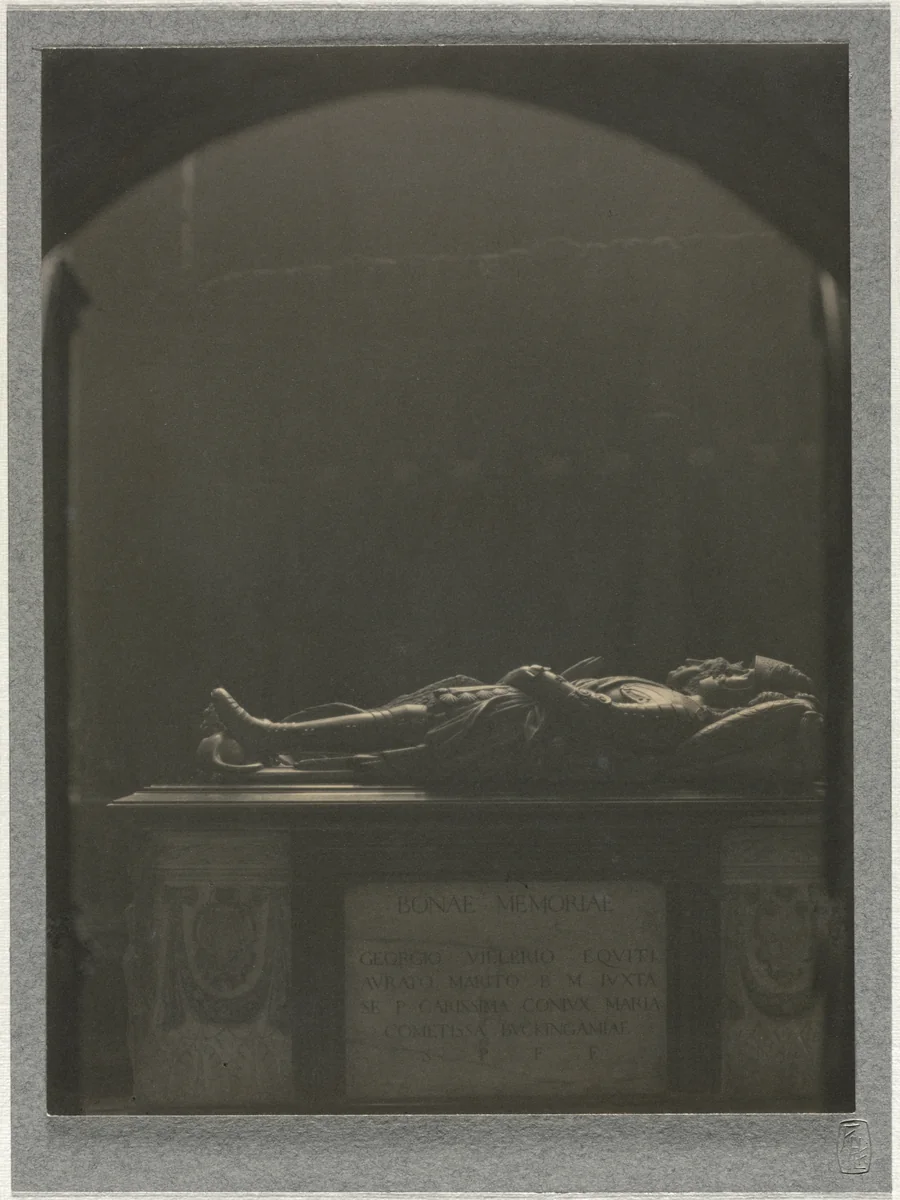 Westminster Abbey, Tomb of Sir Georges Villiers (d. 1605) by Frederick H. Evans, photograph, 1895-1905