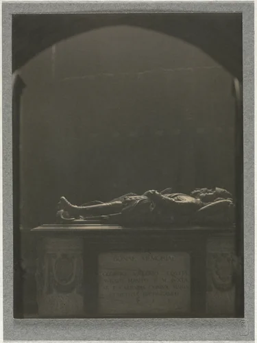 Westminster Abbey, Tomb of Sir Georges Villiers (d. 1605) by Frederick H. Evans, photograph, 1895-1905