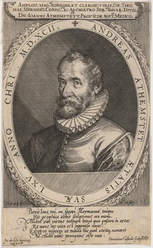 Andreas Athemstet by Dominicus Custos, print, 1592