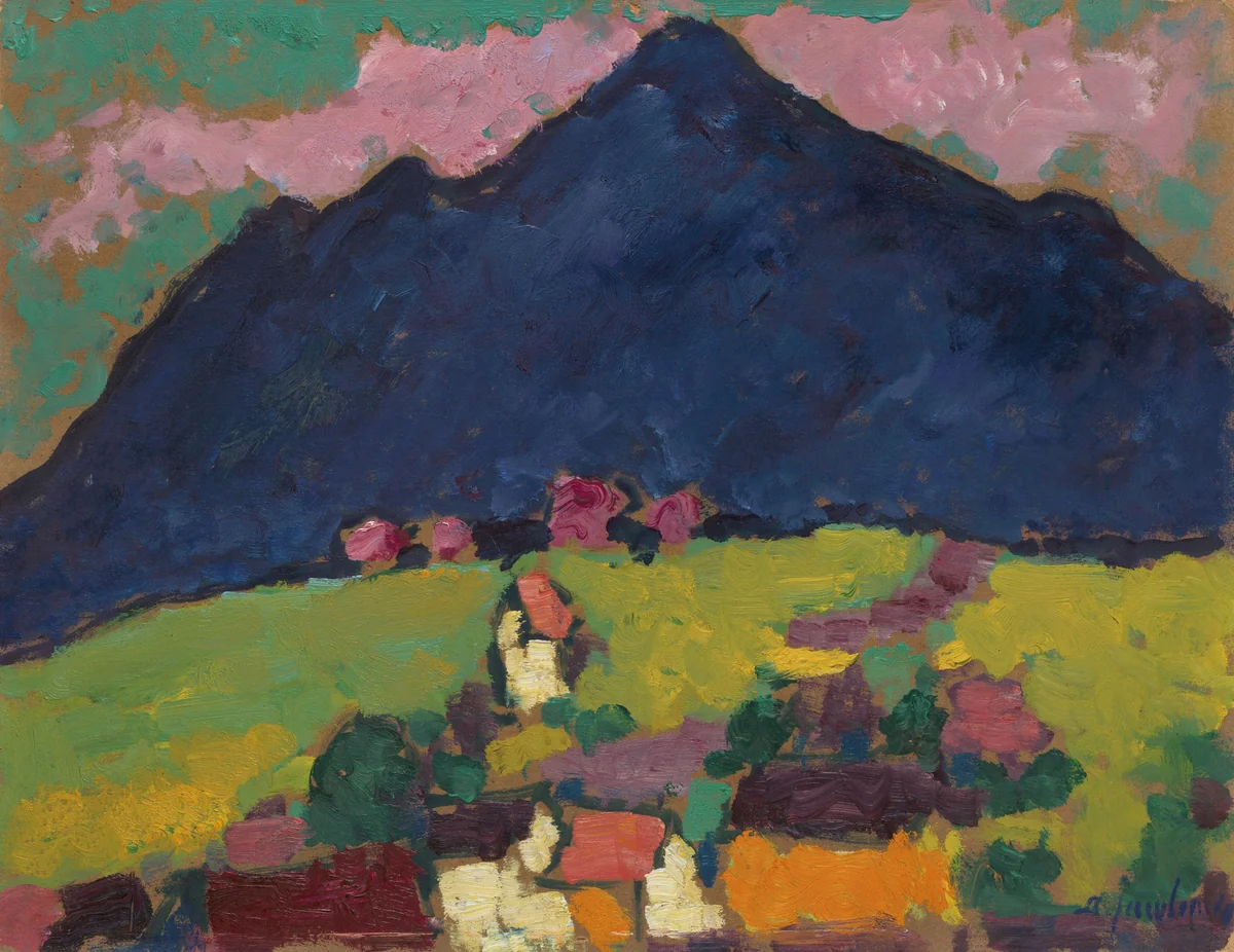 Murnau by Alexej von Jawlensky, painting, 1910