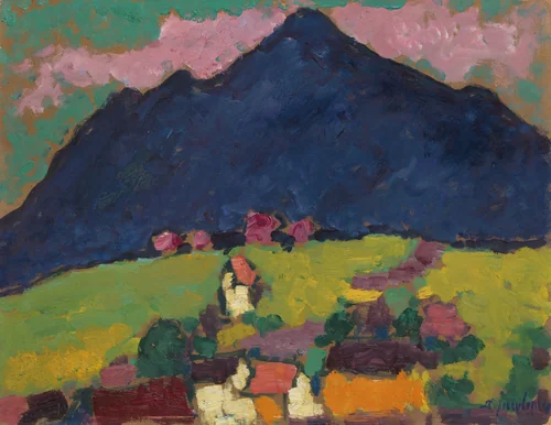 Murnau by Alexej von Jawlensky, painting, 1910