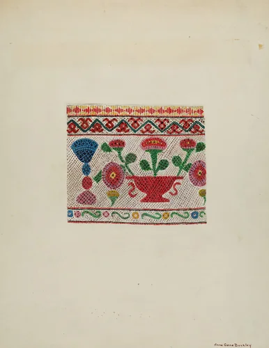 Montaleto (Head Scarf) by Ann Gene Buckley, index of american design, 1937