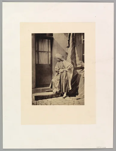 [Self-Portrait in Eastern Costume] by Charles Nègre, photograph, 1851-1852