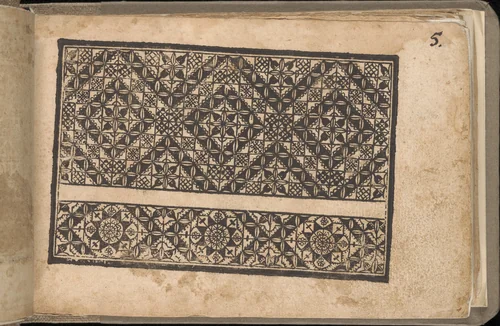 Schön newes Modelbuch (Page 5r) by Sigismundus Latomus, book, 1608