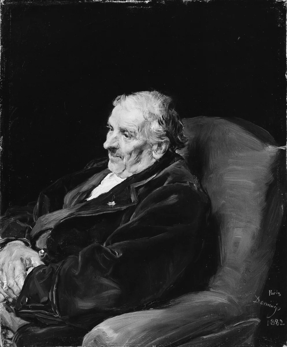 Portrait of an Old Man by Francisco Domingo, painting, 1882