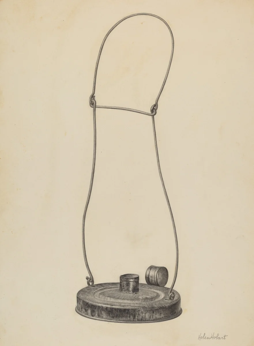Lantern by Helen Hobart, index of american design, 1940