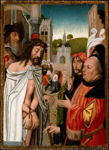 Christ Shown to the People by Jan Mostaert, painting, 1510-1515