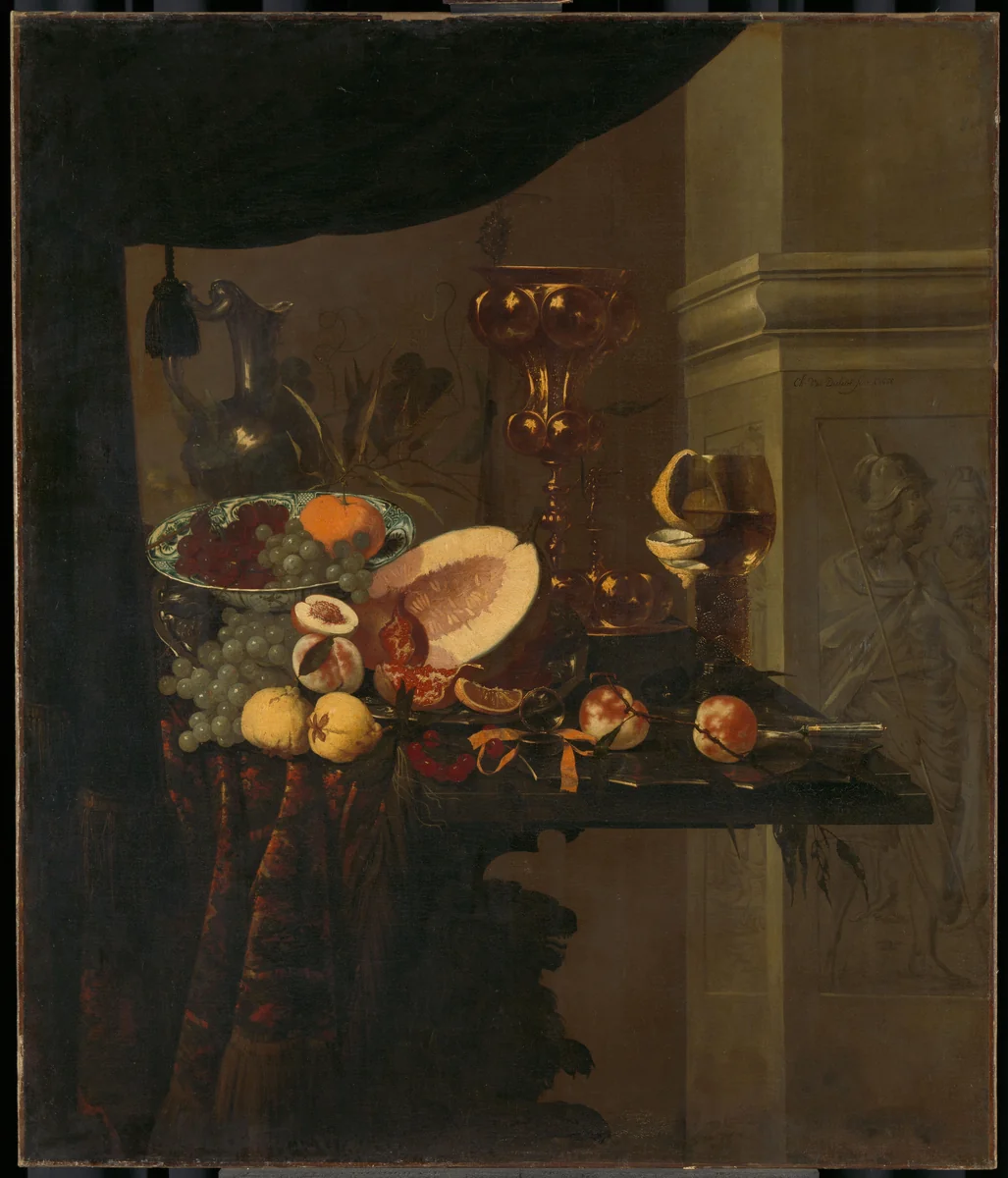 Still Life by Christiaen van Dielaert, painting, 1666