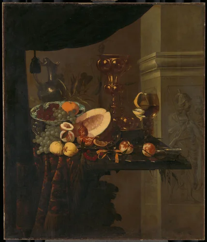 Still Life by Christiaen van Dielaert, painting, 1666