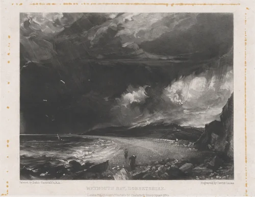 Weymouth Bay by David Lucas, print, 1830