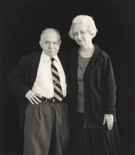 Untitled (Portrait of Dorothy and Herb) by Mariana Cook, photograph, 1999