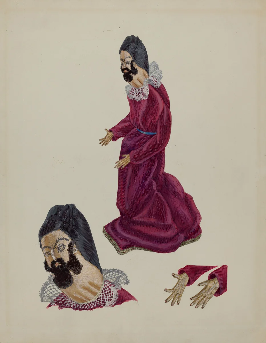 Rag Doll by Verna Tallman, index of american design, 1936