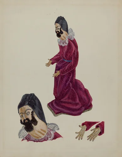 Rag Doll by Verna Tallman, index of american design, 1936