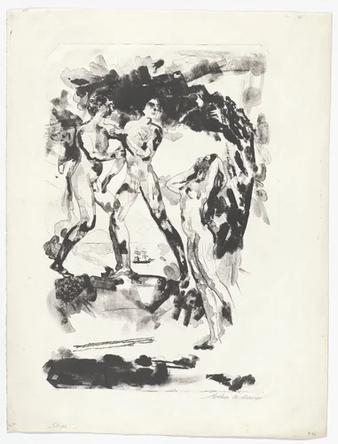 Ships by Arthur B. Davies, print, 1919