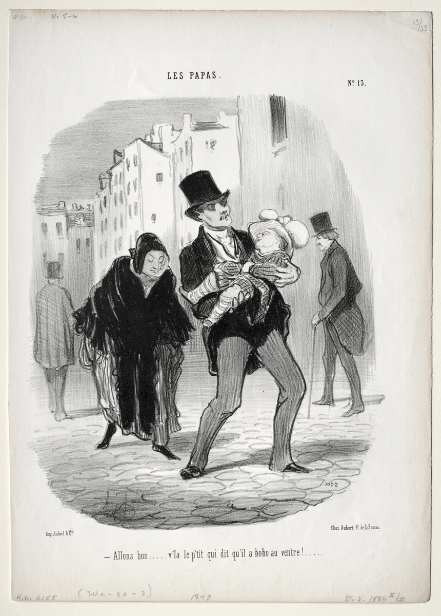 Come along, dear... by Honoré Daumier, print, 1842-1852