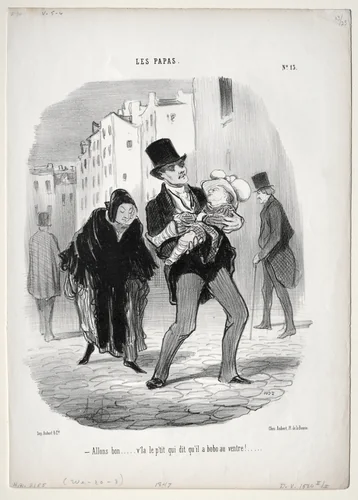 Come along, dear... by Honoré Daumier, print, 1842-1852