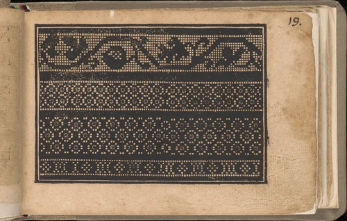 Schön newes Modelbuch (Page 19r) by Sigismundus Latomus, book, 1608