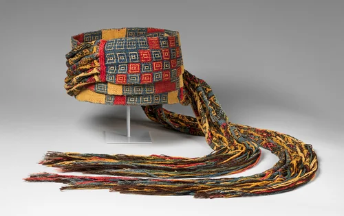 Headband by Nasca artist, textile, 500-700