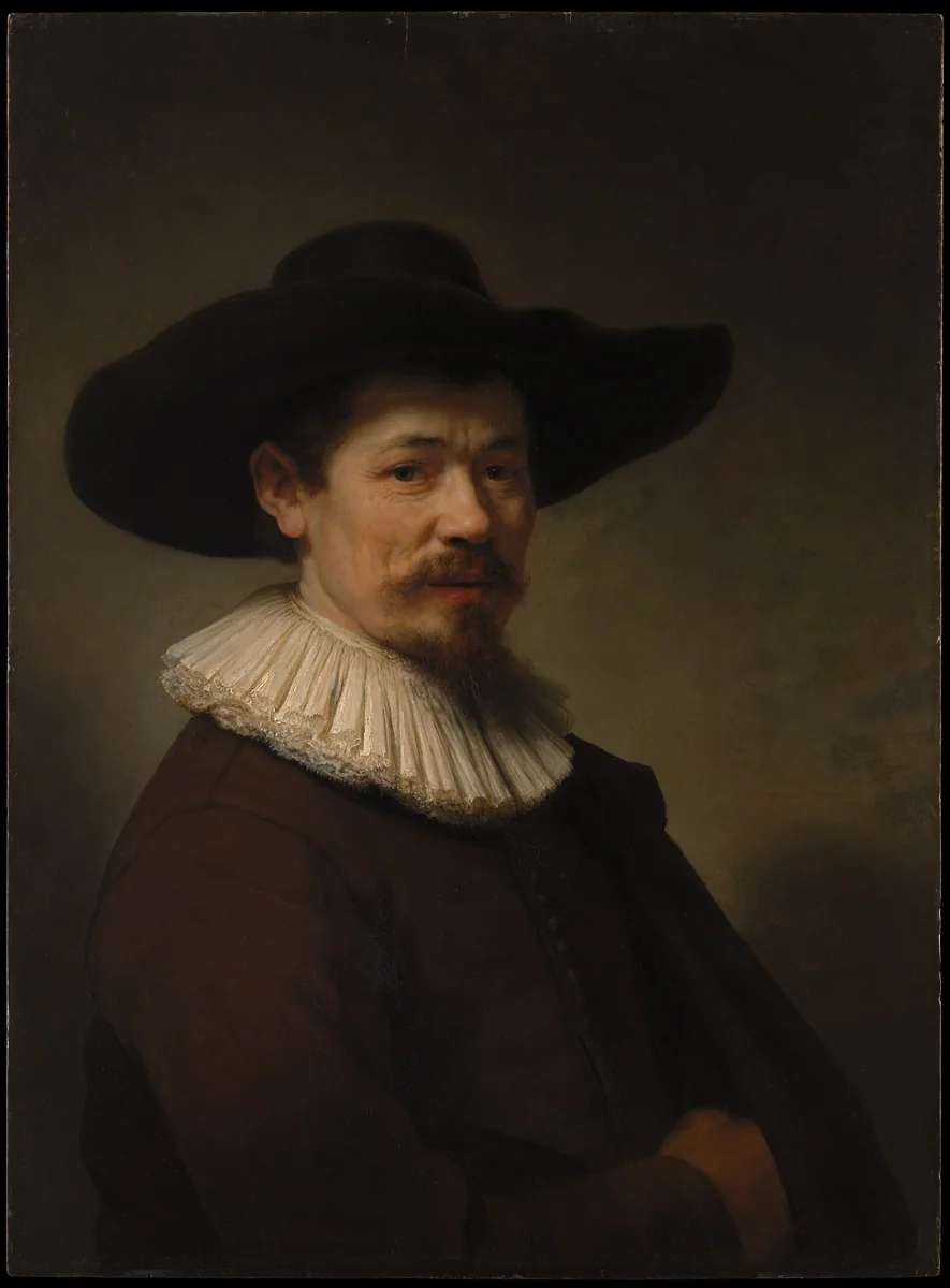 Herman Doomer (ca. 1595–1650) by Rembrandt van Rijn, painting, 1640