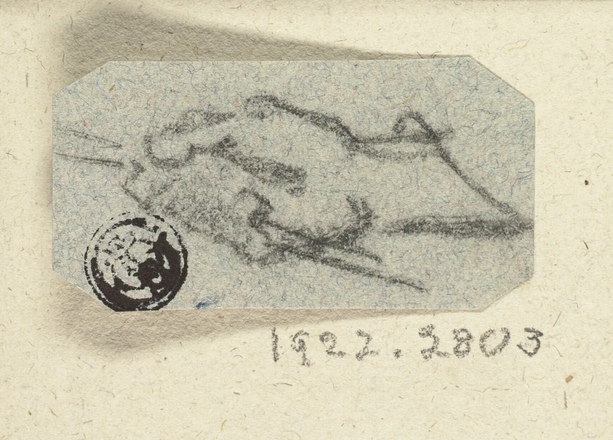 Right Hand Clenching Object by Unknown Artist, drawing, 1800-1899