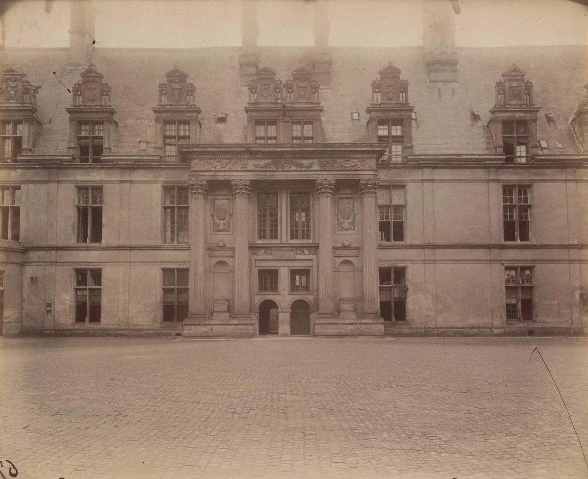 Château d'Écouen by Eugène Atget, photograph, 1911