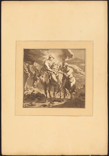 The Flight into Egypt by Nicolaes Pietersz Berchem, portfolio, 1782-1785