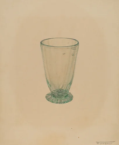 Toddy Glass by Frank Fumagalli, index of american design, 1940