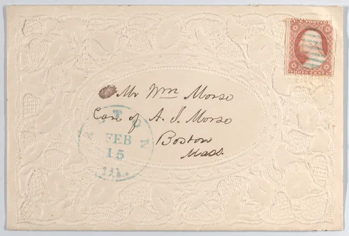 Valentine by anonymous, other, 1859-1869