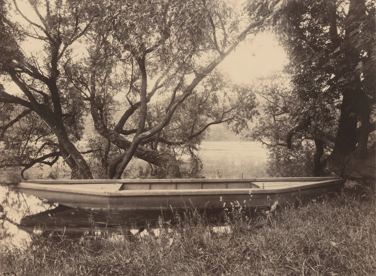 Étang de Corot, Ville-d'Avray (Corot's Pond, Ville-d'Avray) by Eugène Atget, photograph, 1900-1910