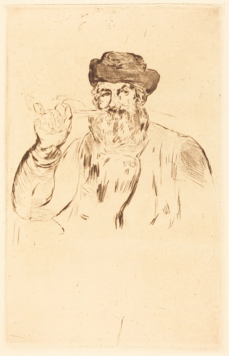 The Smoker (Le fumeur) by Edouard Manet, print, 1866
