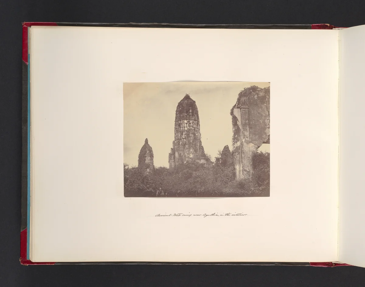 Ancient Wat Ruins near Ayuthia in the Interior by John Thomson, photograph, 1865