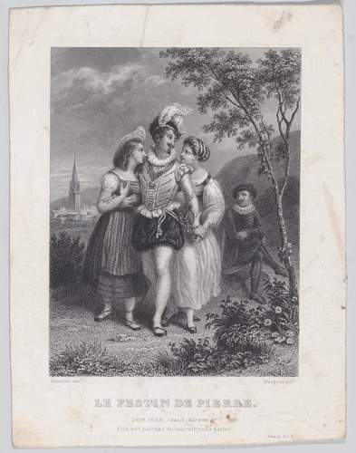Le Festin de Pierre by Jean-Denis Nargeot, print, 1824-1826