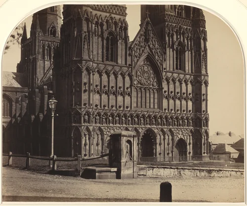 Lichfield Cathedral from the North-West by Roger Fenton, photograph, 1858