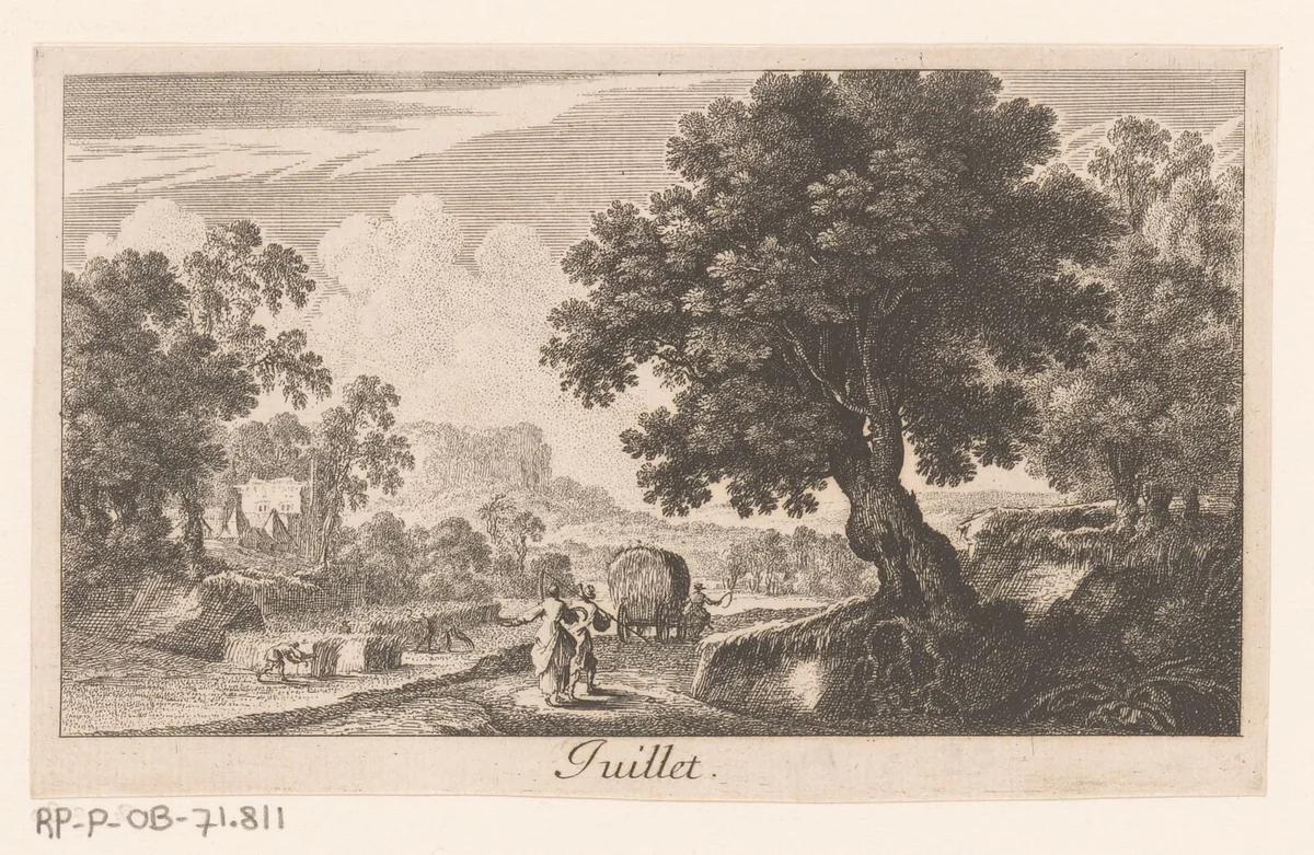 Juli by Gabriel Perelle, print, 1613-1655
