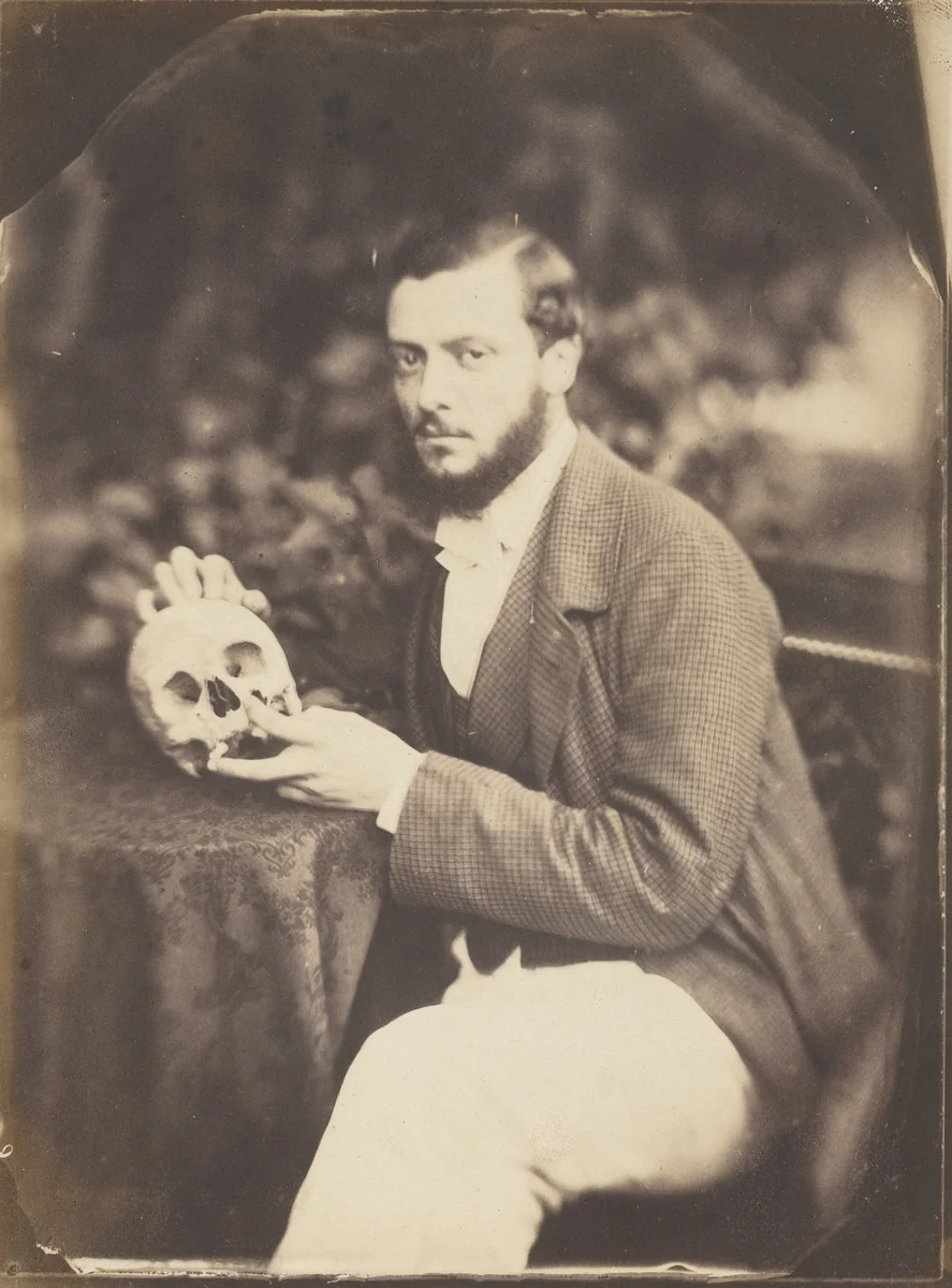 A Vanitas by Jean-Baptiste Frénet, photograph, 1856