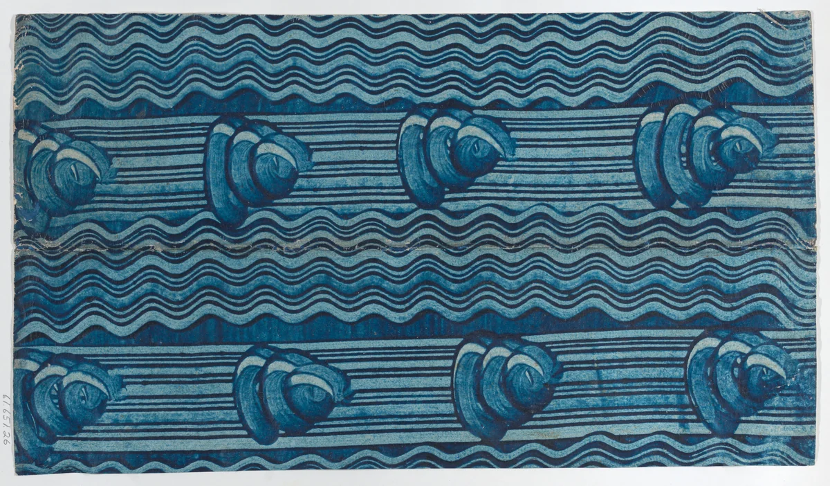 Book cover with overall fruit and floral pattern by anonymous, print, 1800-1900