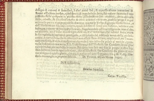 Corona delle Nobili et Virtuose Donne: Libro I-IV, page 58 (verso) by Cesare Vecellio, book, 1601