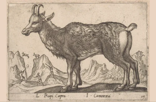 Berggeit by Antonio Tempesta, print, 1565-1630