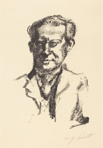 Arno Holz by Lovis Corinth, print, 1922