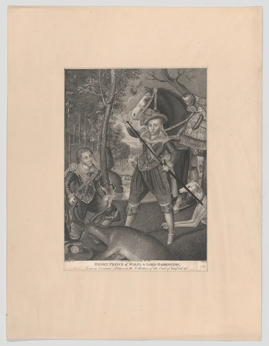 Henry Frederick, Prince of Wales by R. Clamp, print, 1796