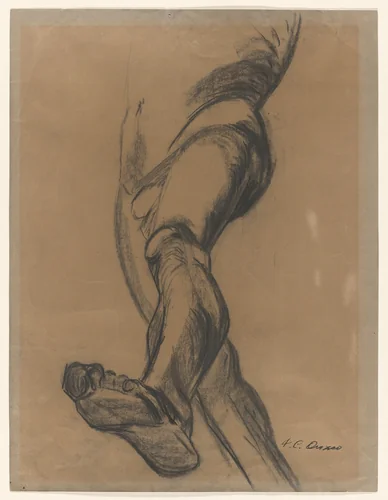 Legs by José Clemente Orozco, drawing, 1938
