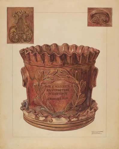 Jardiniere by Frank Fumagalli, index of american design, 1936